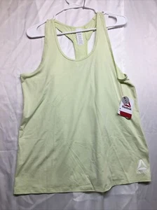 NEU Reebok sportliches Damen-Tanktop lime creme meliert Größe M - Bild 1 von 15
