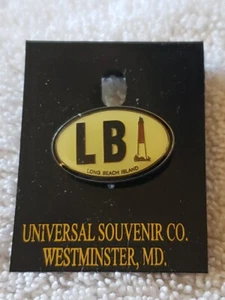Long Beach Island New Jersey Travel Souvenir Pin - Picture 1 of 3