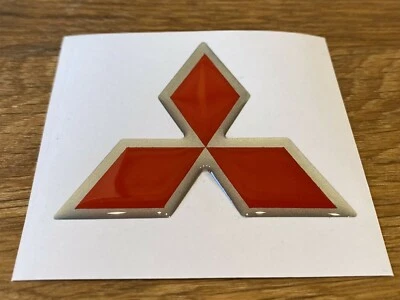 Mitsubishi GTO / 3000GT Front Bumper Diamond Domed Decal. - Image 1 of 4