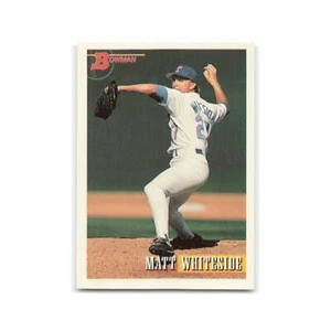 Matt Whiteside Rookie 1993 Bowman #283 Texas Rangers Baseball Card NM - Picture 1 of 3