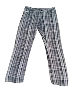 Nike 6.0 Cotton Plaid Pants Youth 20 Unisex Punk Goth Golf Sport Emo Hipster - Picture 1 of 7