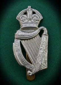 18th County of London Bn "London Irish" Genuine British Army Military Cap Badge - Picture 1 of 8