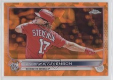 2022 Topps Chrome Update Sapphire Edition Orange /25 Andrew Stevenson #US173