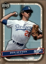 2005 Upper Deck Classics Baseball Card #27 Don Sutton