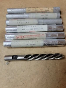 Nariz de bola de fresadora de extremo OAL de 1/2" de diámetro x 5" LHC 3" LOC 1/2" vástago HSS (K301) - Imagen 1 de 6