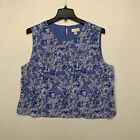 Nwt Appleseed's Women Sleeveless Blouse Top Shirt Size 20W Floral B251 -26