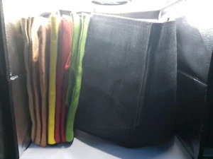 Set of 5 Tote Felt Bags, Approx. a foot and a half in height and width - Picture 1 of 4