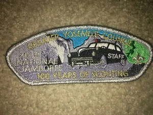 Patch Boy Scout Greater Yosemite California Staff Car Council 2010 Jamboree JSP - Foto 1 di 1