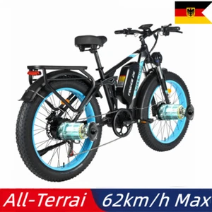Bicicleta eléctrica Dual Motor E Bike 2000W 52V 25AH E-Mountainbike para hombre City Bike - Imagen 1 de 19