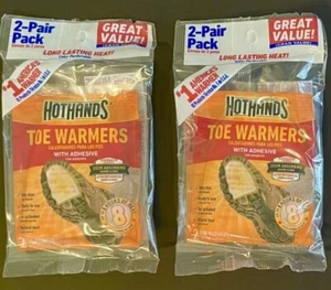 HotHands Toe Warmers - 2 Packs/4 Pairs - Up To 8 Hours Of Heat - Exp. 01/2024 - Picture 1 of 1