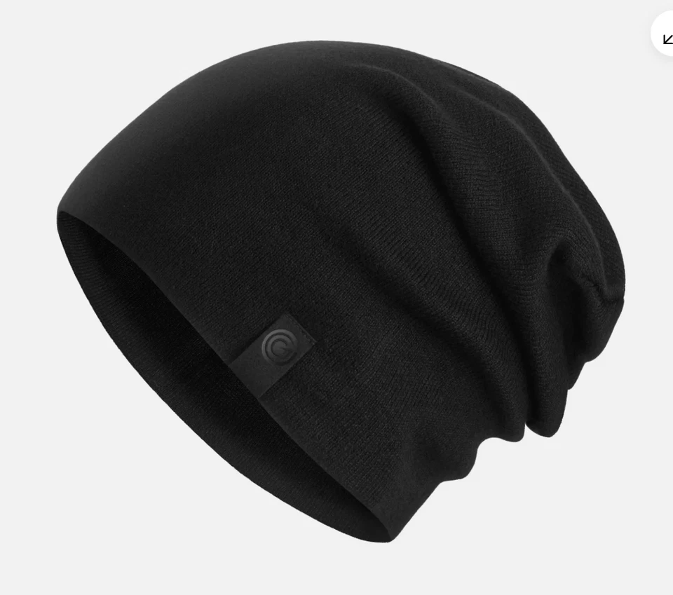 warm slouchy beanie hat - deliciously soft daily beanie in fine knit black one