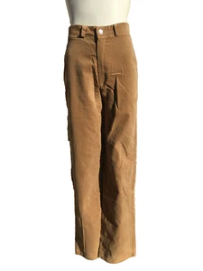 Pantalón Anne Klein de Colección Años 80 Para Mujer Pana Jean Estilo Camel Color Pantalones Talla 6 - Imagen 1 de 9