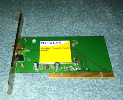 Netgear RangeMax WPN311 32-bit Wireless PCI Adapter Wifi Card - No Antenna... - Image 1 of 3