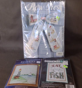Vintage 1998 Cross Stitch Kits - Set of 3 - New old Stock - Picture 1 of 12