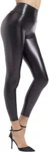 BOOTY GAL Faux Leather Leggings For Women High Waist Pants Size Small - Picture 1 of 6
