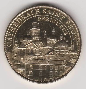 A  2010 TOKEN MEDAILLE SOUVENIR A-B -- 24 000 PERIGUEUX CATHEDRALE SAINT-FRONT - Picture 1 of 2
