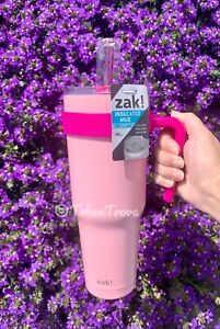 Zak Designs [Stanley Dupe] Summer 2022 Stainless Steel Tumbler 40 Oz Light Pink