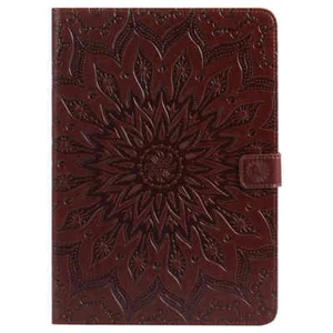 Sunflower Embossed Flip Leather Stand Case Cover For iPad 5th 6th Gen Mini Air 2 - Picture 1 of 20