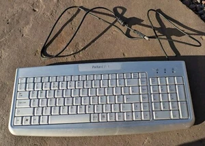 Packard Bell Grey PB KBW900 USB Keyboard, Height Adjustable, Wired, QWERTY - Picture 1 of 9