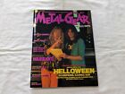 Metal Gear Japanese Heavy Metal Magazine Helloween Oct. 1990 Vol.18