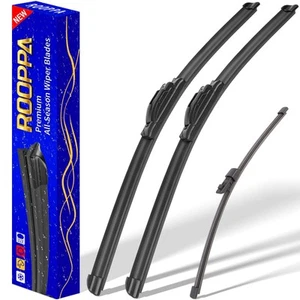 2017 Ford Expedition Windshield Wiper Blades Replacement Set of 3 22"/22"/15" - Picture 1 of 8