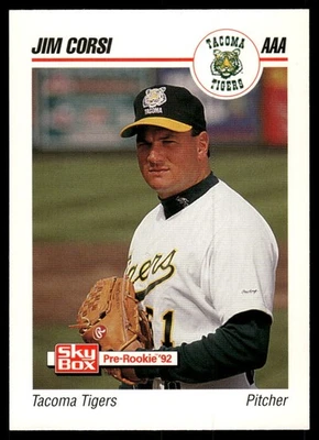 1992 SkyBox Team Sets AAA #531 Jim Corsi - Image 1 of 2