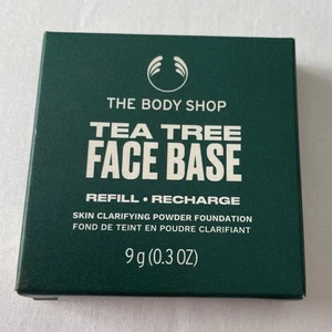 Body Shop Tea Tree DEEP 1N Face Base Refill Powder Foundation - Vegan NEW - Picture 1 of 7