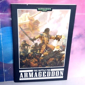 Warhammer 40,000 THE BATTLE FOR ARMAGEDDON (GW, 2004, Soft Cover, Used) - Imagen 1 de 2