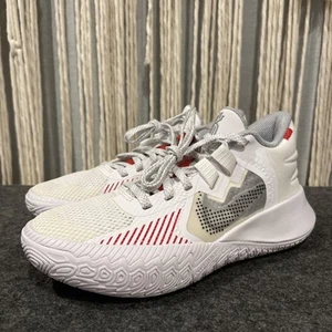 Nike Kyrie Flytrap 5 White University Red Basketball Shoes CZ4100-100 Size 4.5 - Picture 1 of 9