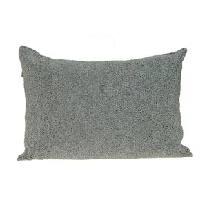 Shimmering Silver Beaded Luxury Throw Pillow - Picture 1 of 8