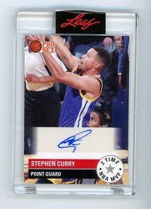 2021 Leaf Pro Set Sports Stephen Curry Black AUTO 19/20 - SSP NBA MVP Autograph - Bild 1 von 2