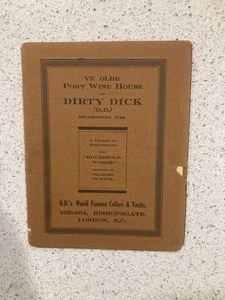 Charles Dickens, Very Rare, Dirty Dick booklet, Legend Bishopsgate - Bild 1 von 6