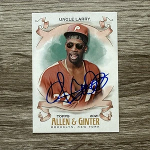 Andrew McCutchen 2021 Allen & Ginter Topps Autographed Uncle Larry Signed #207 - Picture 1 of 2
