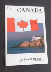 Folleto de bandera de Canadá 1989 50c montado como nuevo - Imagen 1 de 3