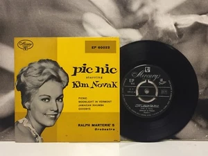 Kim Novak Ralph MARTERIE'S Orchestra - Picnic 7" EP 1956 Italy Mercury EP 60022 - Bild 1 von 3