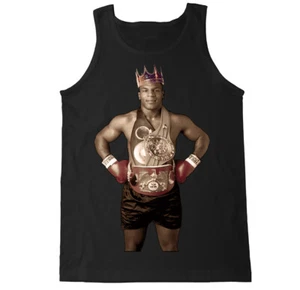 KING TYSON BOXING SPORT LEGEND RETRO CLASSIC HIP HOP RAP MMA THE CHAMP TANK TOP - Picture 1 of 2