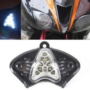 LED Lens Clear Upper Head Light Front Running Lamp For Kawasaki ZX-6R 07-08 CT - Picture 1 of 4
