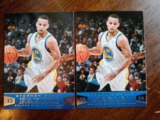 Lot of 2 - 2013-14 Stephen Curry Panini #152 Golden State Warriors