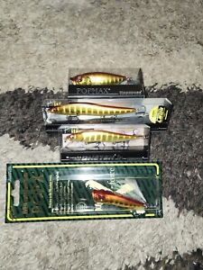 Limited Edition Megabass Respect Series #59 4pc Set of the M Akakin pattern