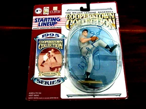 WHITEY FORD 1961 WSC WS MVP HOF YANKEES SIGNED AUTO VTG 1995 STARTING LINEUP JSA - Picture 1 of 4