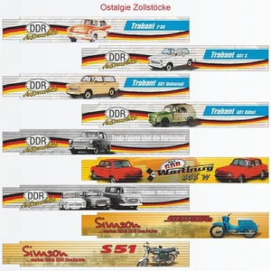 Zollstock mit Spruch 2m lang Ostalgie DDR Ost Spaß Geschenk Geschenkidee lustig - Bild 1 von 29