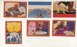 HE MAN MOTU RARE LOT OF 6 TRADING CARDS ARGENTINA 1985 - Picture 1 of 2