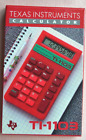 calcolatrice Texas Instruments calculator TI-1103. RED. 90S. nuovo. working