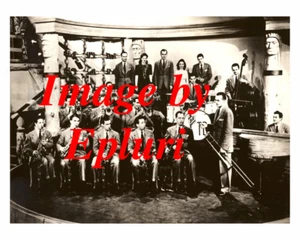 Foto Tommy Dorsey Frank Sinatra Buddy Rich 8x10 en blanco y negro - Imagen 1 de 1