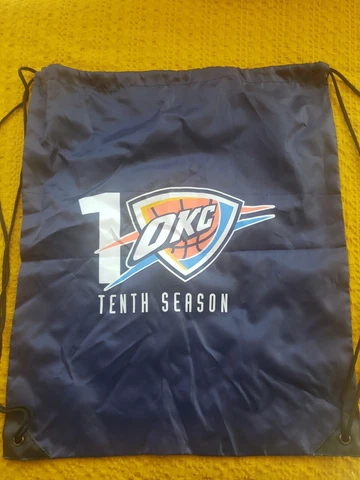 Oklahoma City Thunder Pack Tote Cinch Bag  Backpack  19 x 16 Cover