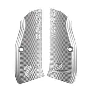 CZ® Original CZ SHADOW 2 Grips - High Quality Hard Elox - Silver - Factory New - Picture 1 of 1