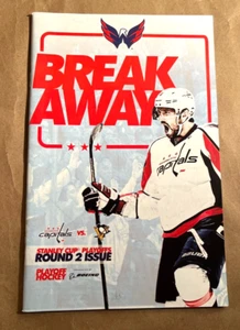 Washington Capitals 2016-17 Playoffs Round 2 vs Penguins Ovechkin cover program - Picture 1 of 5