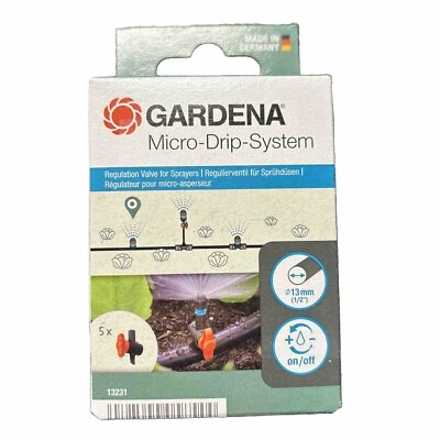 Gardena Micro-Drip-System Regulierventil Bewässerung 5 Stück  13231-20 A - Bild 1 von 2