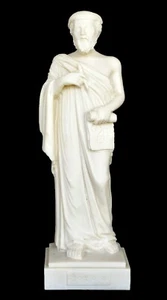 Pythagoras Statue Mathematician Philosopher - Pythagorean theorem Metempsychosis - Picture 1 of 4