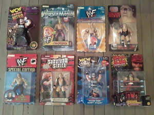 Vintage Wrestling Figuren in Fabrikverpackungen & nie geöffnet - über 25 Jahre alt - Bild 1 von 18
